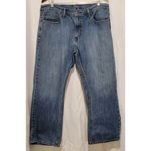 Levis 559 Jeans Men's 38X30 Blue Denim Relaxed Fit Straight Leg PC9 00559-0733‎